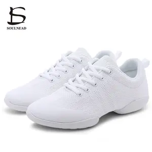 Kids Women Aerobics Shoes Dance Sneakers White Jazz Dance Shoes Adult Competitive Girls Hip-hop Dancing Shoes