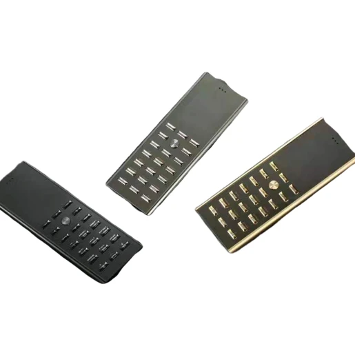 V01 Slim Small Mini Credit Card Luxury Metal Body Dual SIM Telephone GSM Senior Bar Mobile Phone