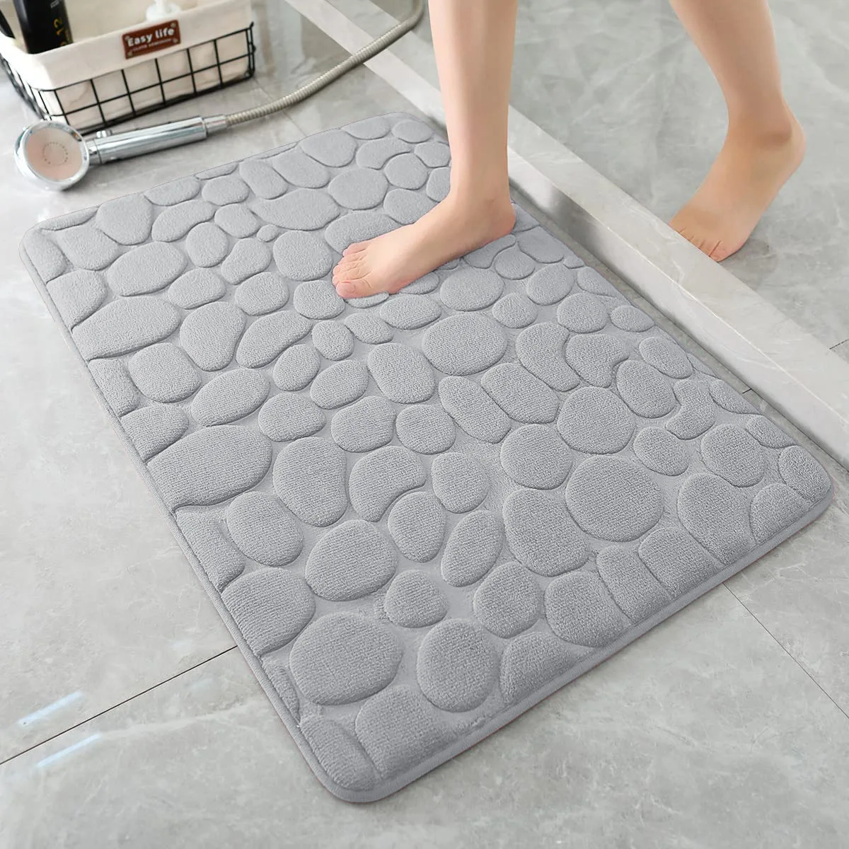 Hot Selling Soft Memory Foam Shower Bathroom Bath Floor Mat Rugs Quick