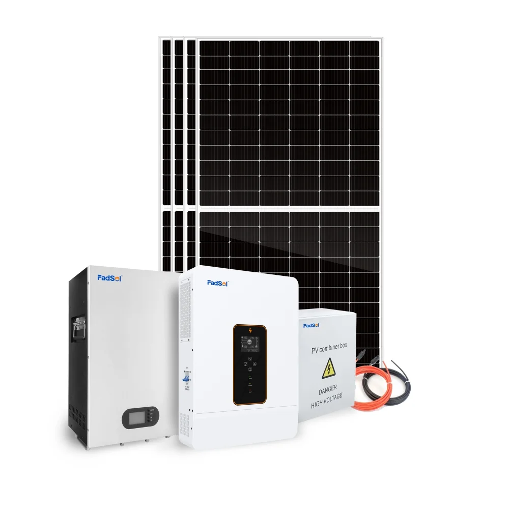 Complete Set 10Kw Solar Panels System US Standard Off Grid 110V Solar System Solar Energy Home System