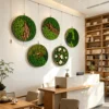 Arte murale con muschio per spa