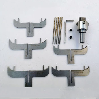 Eosnow Set Di Punte Da Trapano Svasatore Da 5 Pezzi In Acciaio Ad Alta Velocita Con 1 Chiave Esagonale Gratuita Per Lavorazione Del Legno E Carpenteria 85620489 - Foto 9