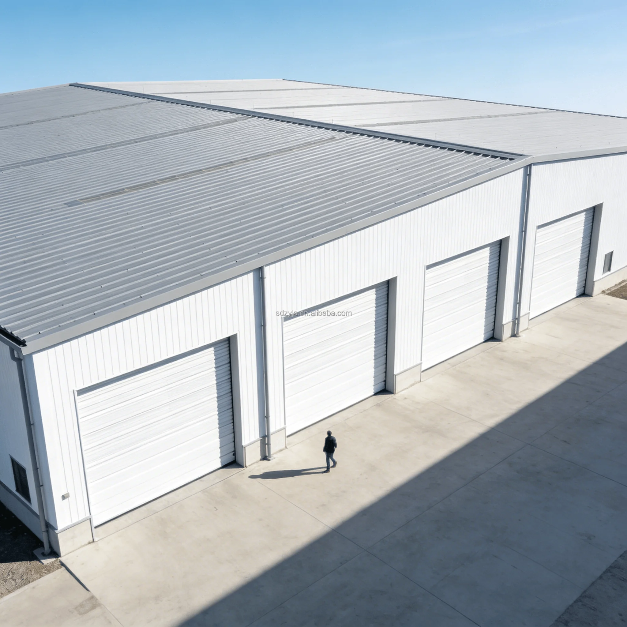 Steel Structure Workshop Building for Factory & Warehouse, Pre-Engineered Metal Building, Low Cost, Quick Assembly,CE Certified,