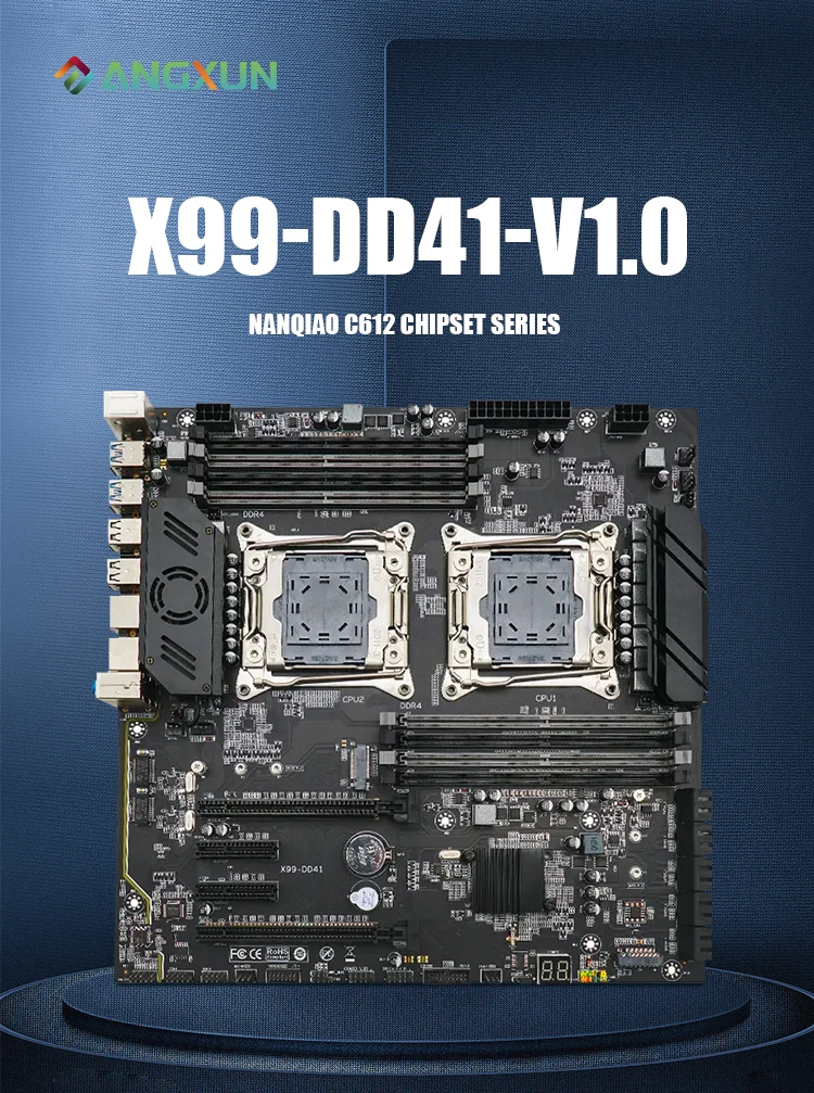 C612 Chipset Desktop Mainboard X99 Lga2011-3 Atx Ddr4 Dual E5 Dual ...