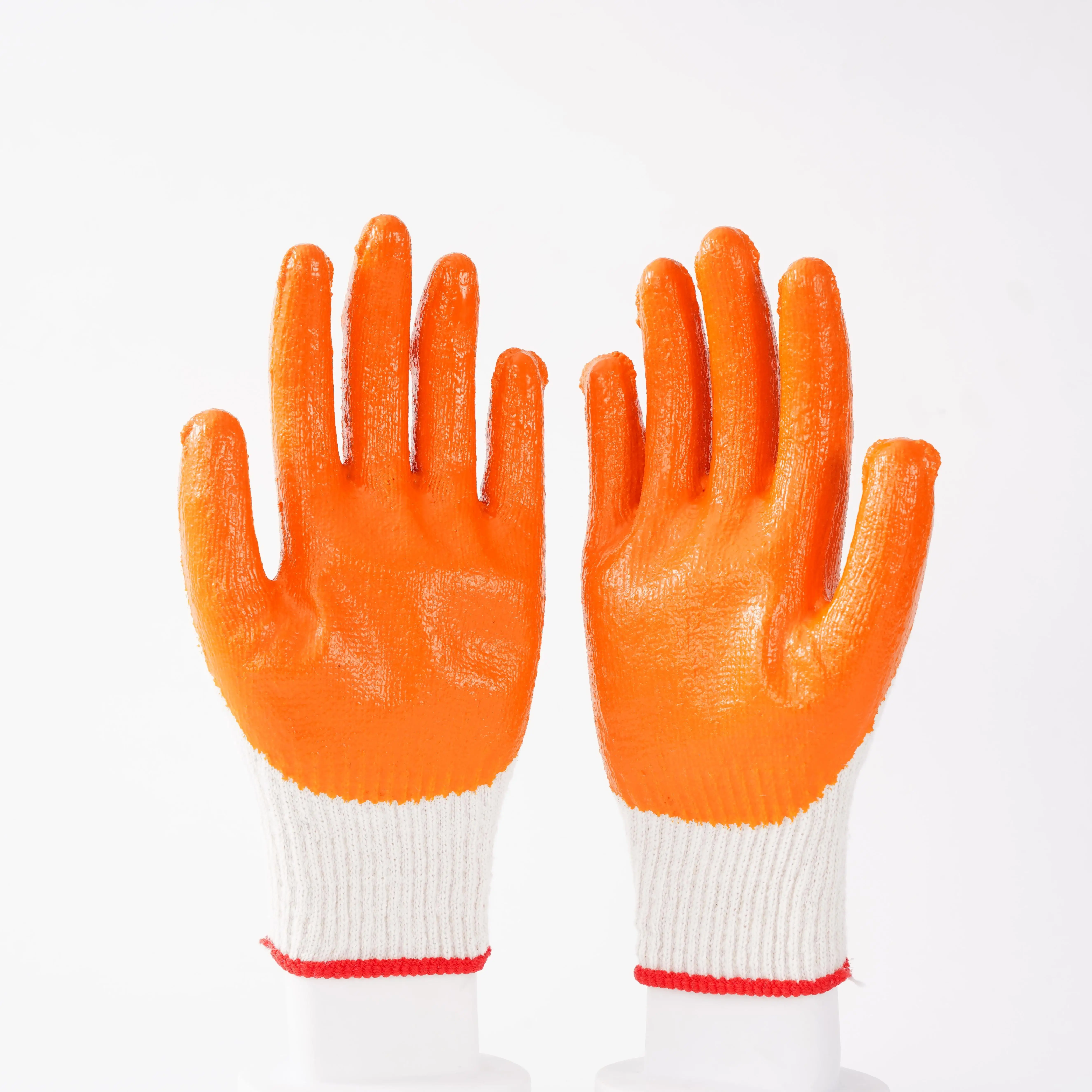 oem-factory-3-4-dipped-working-nylon-polyester-work-safety-gloves-latex