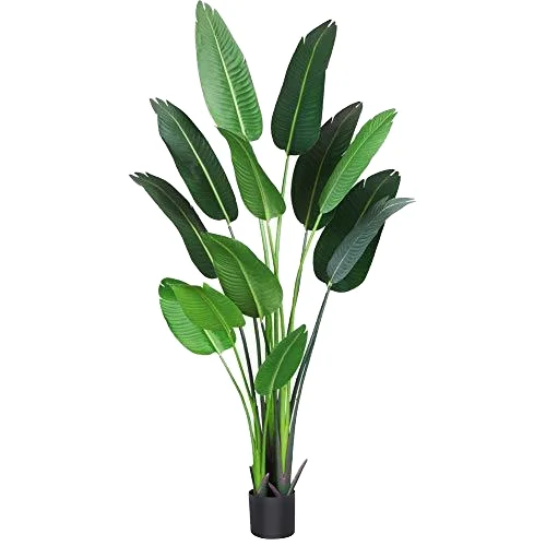 home decoration Travelers Banana Indoor Planted Artificial Palm Tree plants with pot