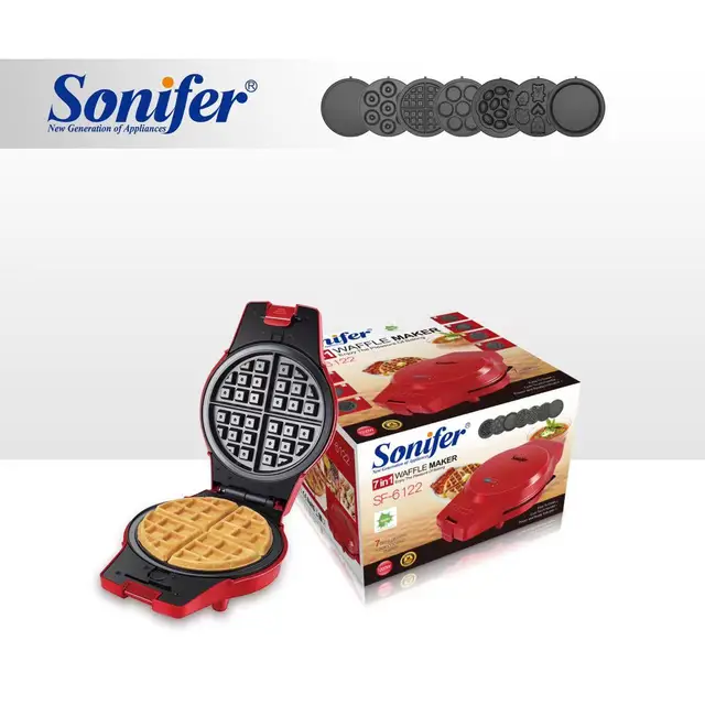 Sonifer Sandwich Maker SF-6122 .Detachable waffle maker 7 in 1