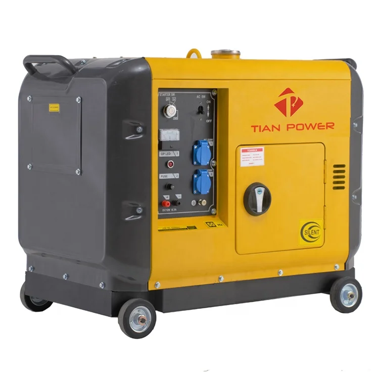 TIAN POWER OEM Home Use 5KW Silent diesel Generator