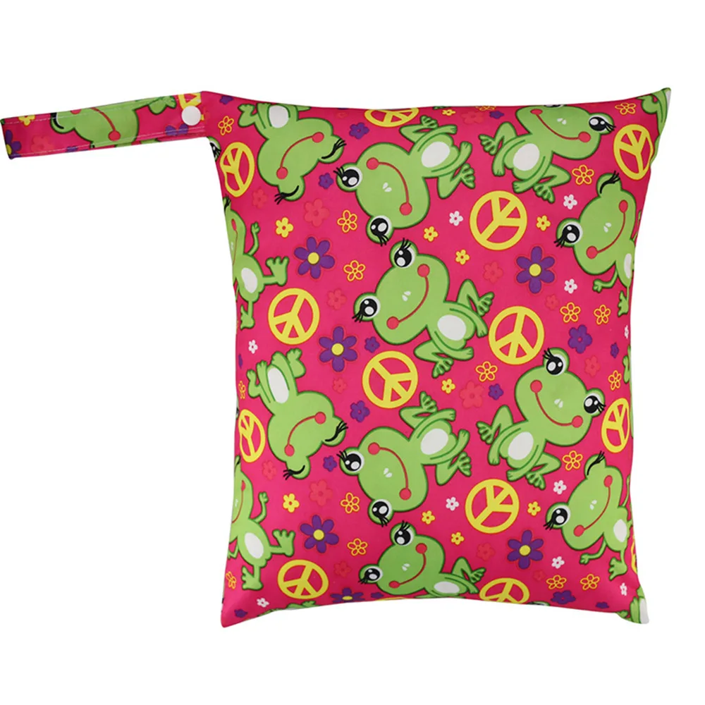 AnAnBaby Детские Влажные Сумки тканевые подгузники моющиеся сумки для подгузников с ручкой на