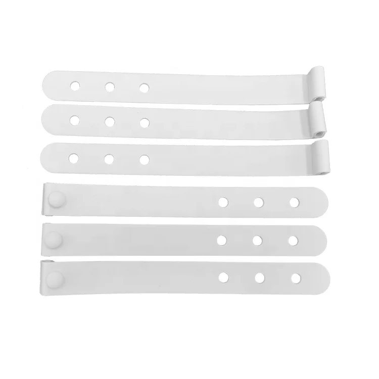 Adjustable Silicone Rubber Strap Bands with Hole Silicone Cable Organizer