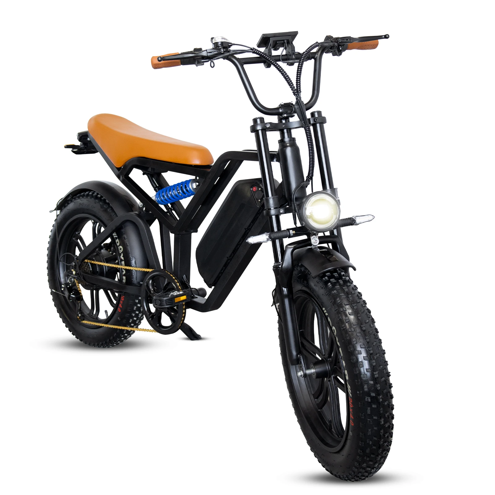 1000W 電動自転車 米国製1000W電動自転車、20インチ×4の大型タイヤ、48Vファット電動