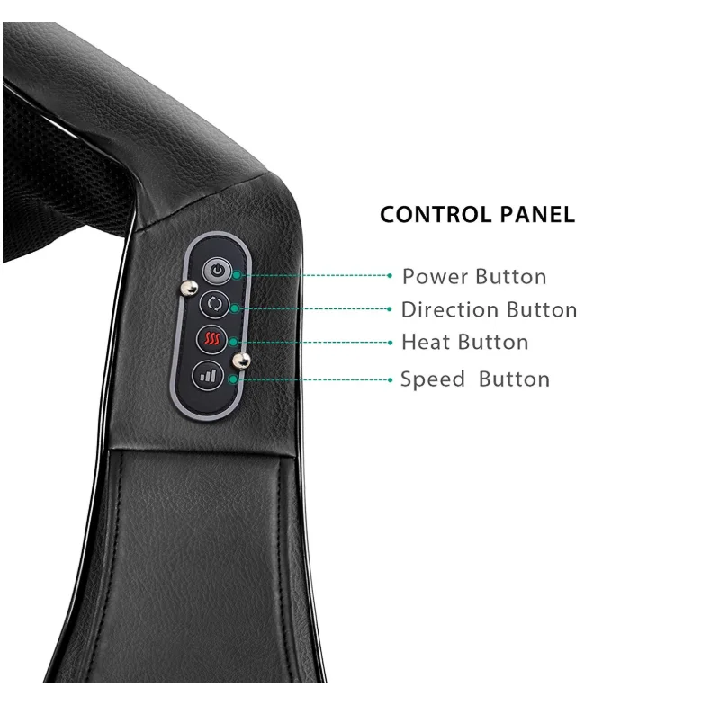 Shiatsu Neck and Back Massager with Soothing Heat Nekteck Electric Deep Tissue 3D Kneading Massage Pillow