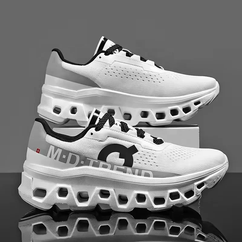 Custom Original Luxury Cloudmonster Men's Breathable Mesh Sneakers Light Weight Running Shoes Lace-up New Style Shoes