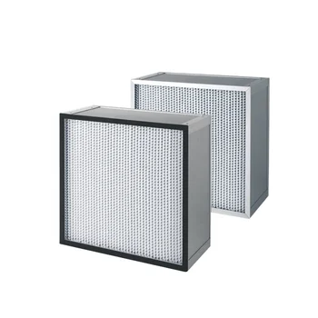 Factory Direct Sale Medium Air Metal Frame Dense Pleated Combined Hepa Filter With Separator High Efficiency