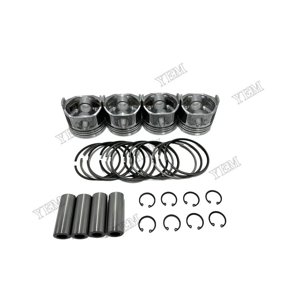 V1505 Overhaul Kit Piston W Rings Liner Set for Kubota V1505D V1505T Engine 3