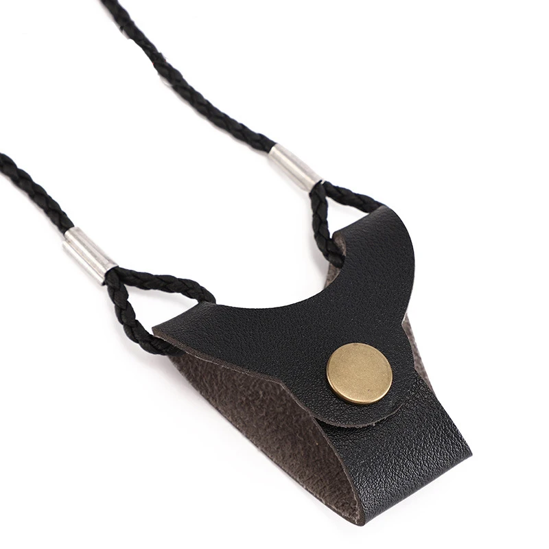 防滑链眼镜绳pu真皮悬颈复古男士个性便携太阳镜绳 - buy anti-skid