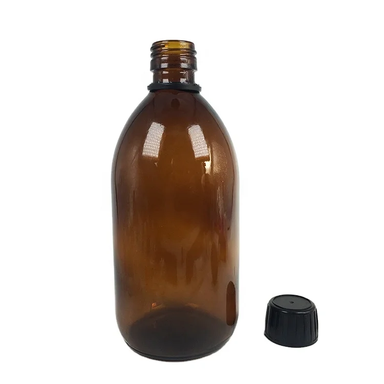 500ml Amber Glass Sirop Bottle & Aluminium Cap