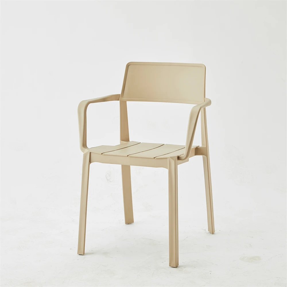 Monoblock Plastic Dining Chair Accent Chairs Furniture Living Room