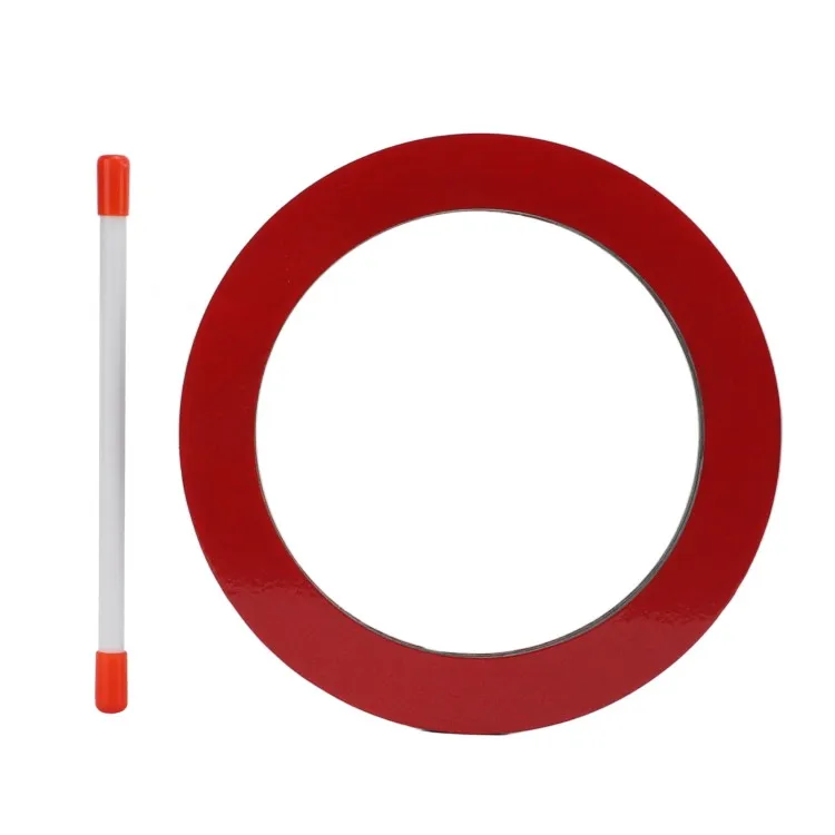 Ручной барабан сжатая доска полимерная кожа красные детские перкуссионные инструменты ударные специальной формы квадратный