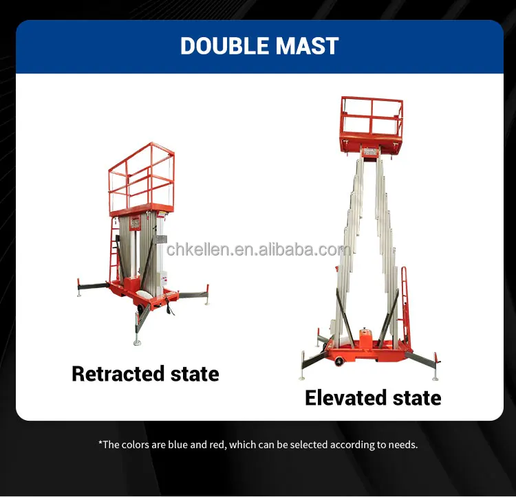 Small Electric Rising Platform Small Household Mobile Hydraulic Electric Lifting Platform - 150kg ...