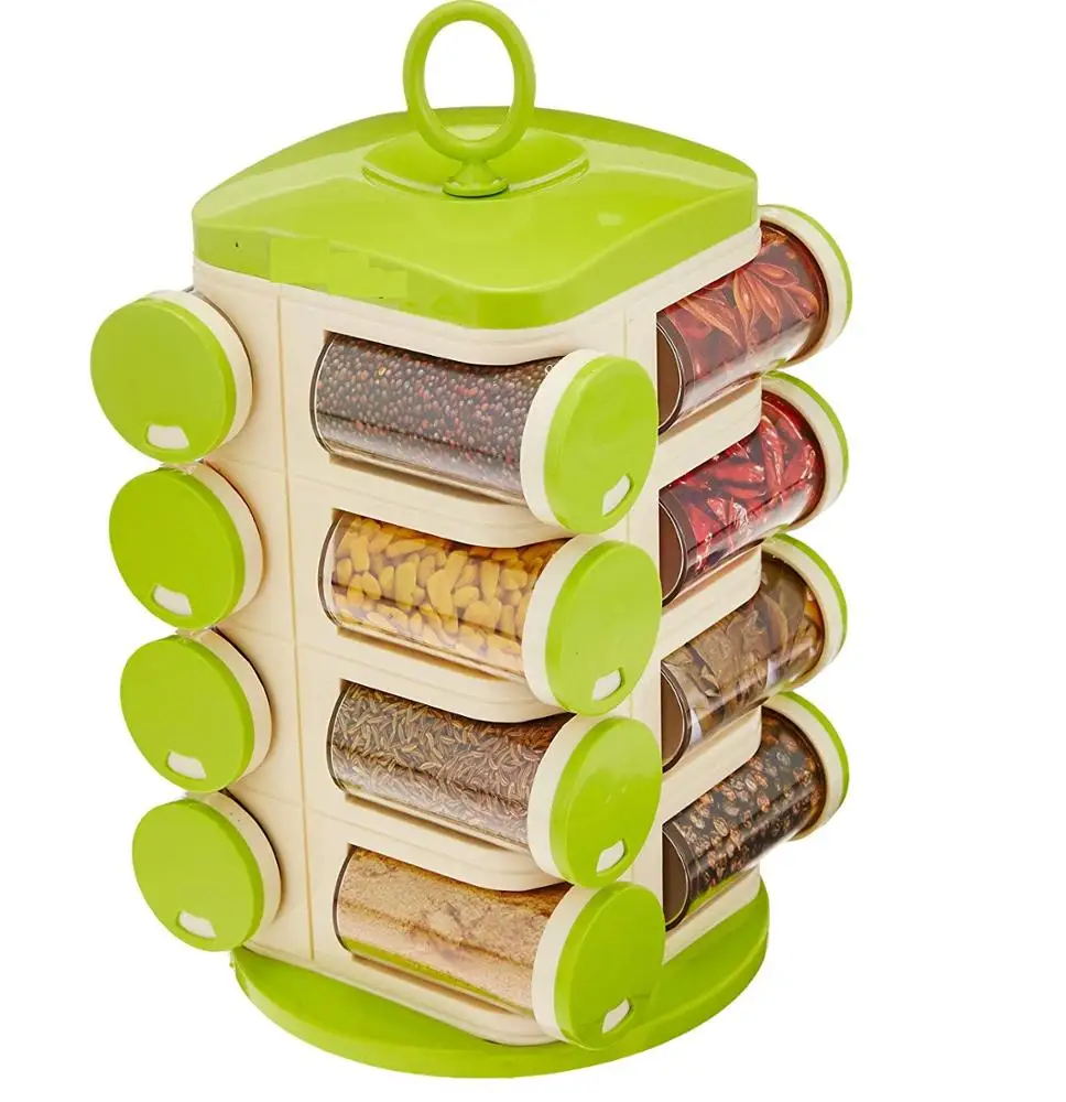 revolving spice rack set