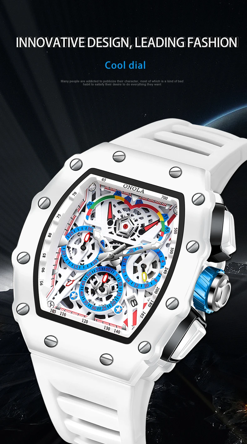 Onola Brand Gold Luxury Diamond Stainless Steel Watch Quartz Watches ...