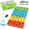 Black Alphabet Rubik's Cube  60pcs