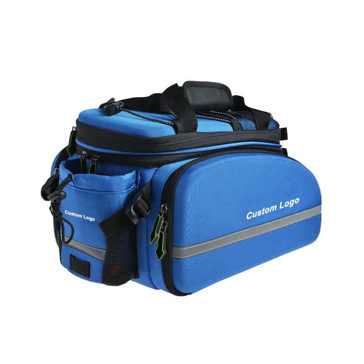 CBR Custom Logo Cycling Rear Saddle Pack Multi-function Bags 3 in 1 Bicycle Rear Carrier Bag Rear Pack Trunk Bike Pannier Bag