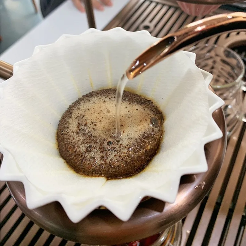 Custom Filtro De Cafe Porcelain Pour Over Coffee Maker Accessories