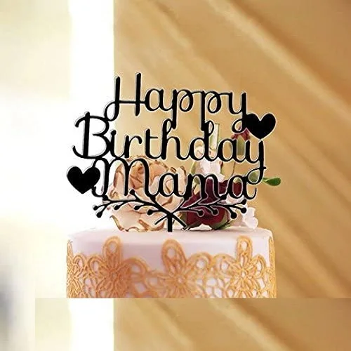 Happy Birthday Maa Cake Topper - MOMCT011