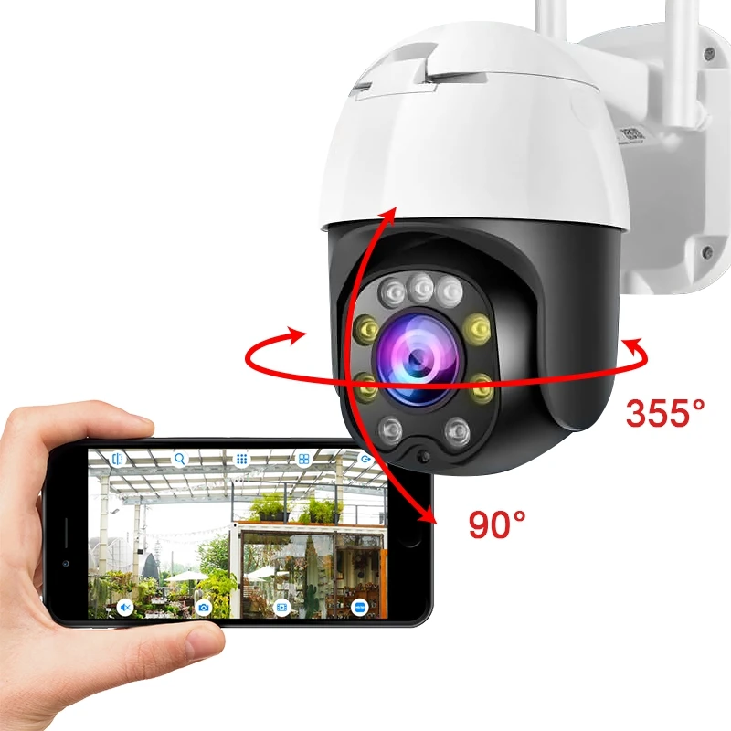 2MP Wifi Camera Outdoor IP PTZ Camera with Night Vision