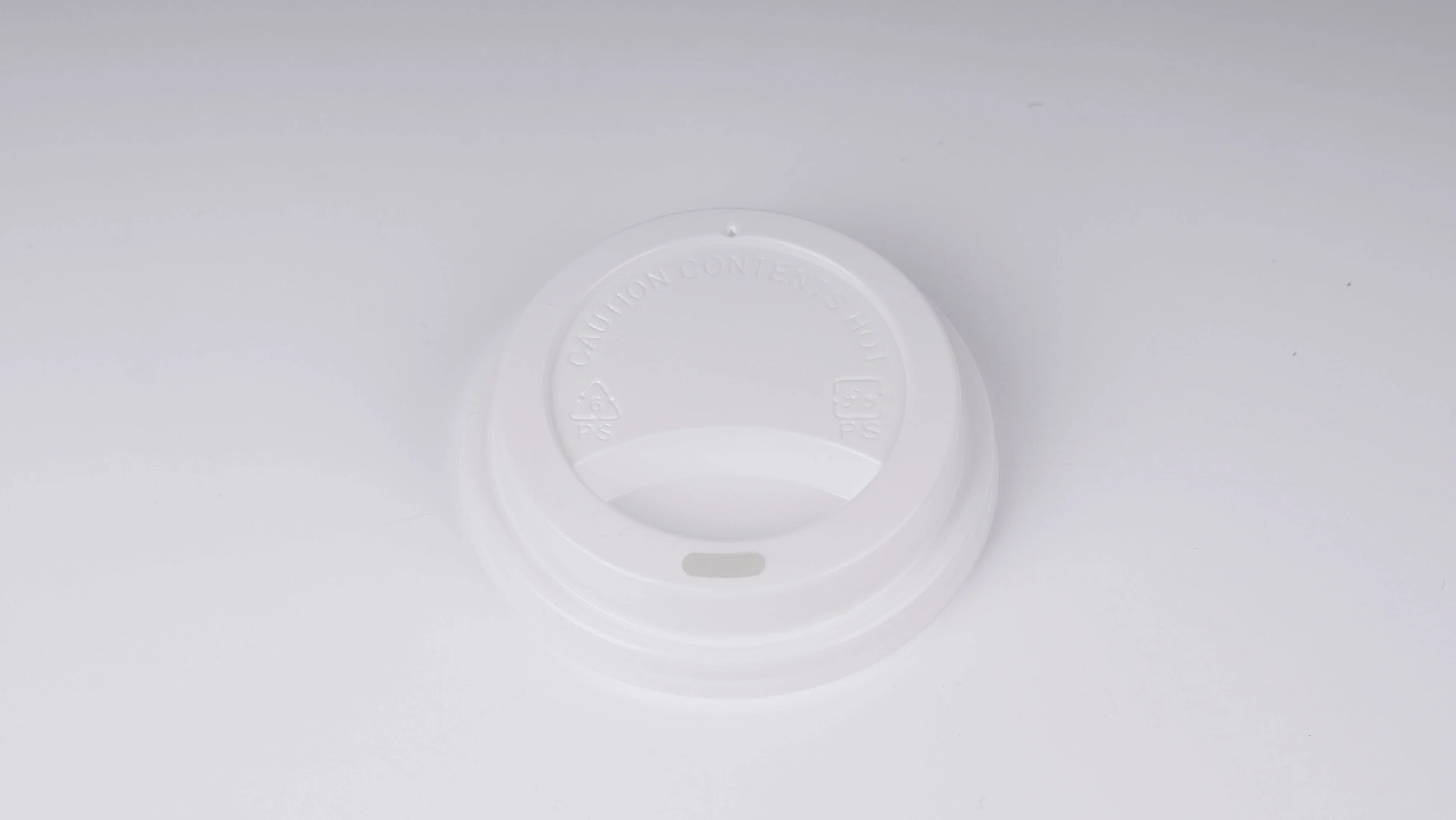 Wholesale Custom Logo Printed CPLA Lid Premium Disposable Cup Lid for Paper Cup with Sip Hole manufacture