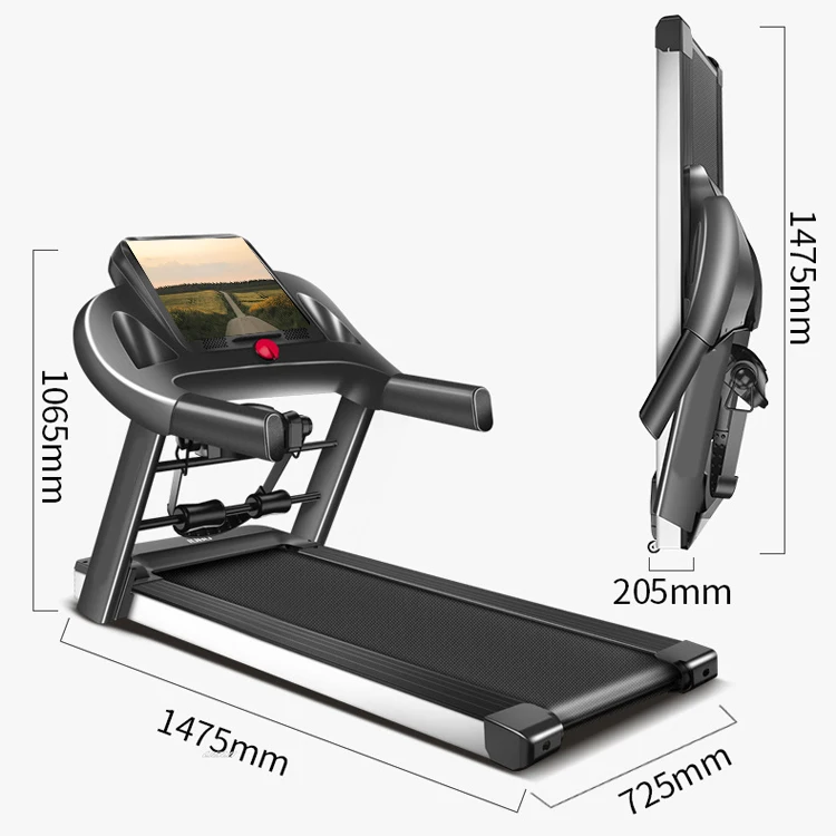 Techno with Incline Gym with Ddp Shipping China Exercise Mechanical Treadmill