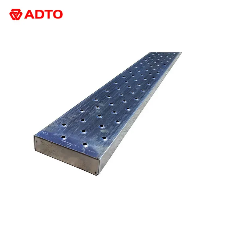 Kwikstage Scaffold Plank Industrial-Style Heavy-Duty Light Galvanized Finish Steel Board for Construction Building