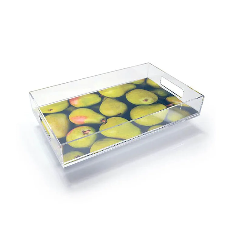 2023  Yiwu New Design  Acrylic Tray With Insert Wholesale
