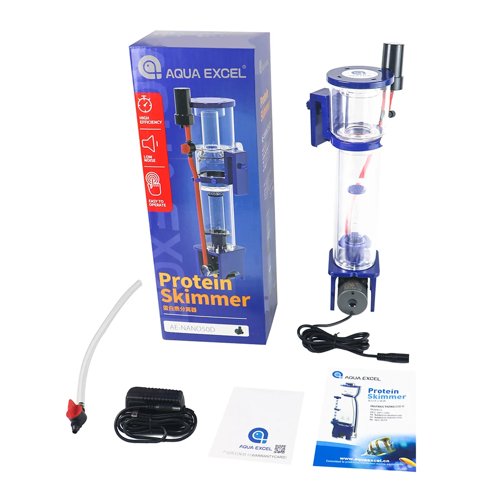 Aqua Excel DC 12V Nano Protein Skimmer for Saltwater Aquarium