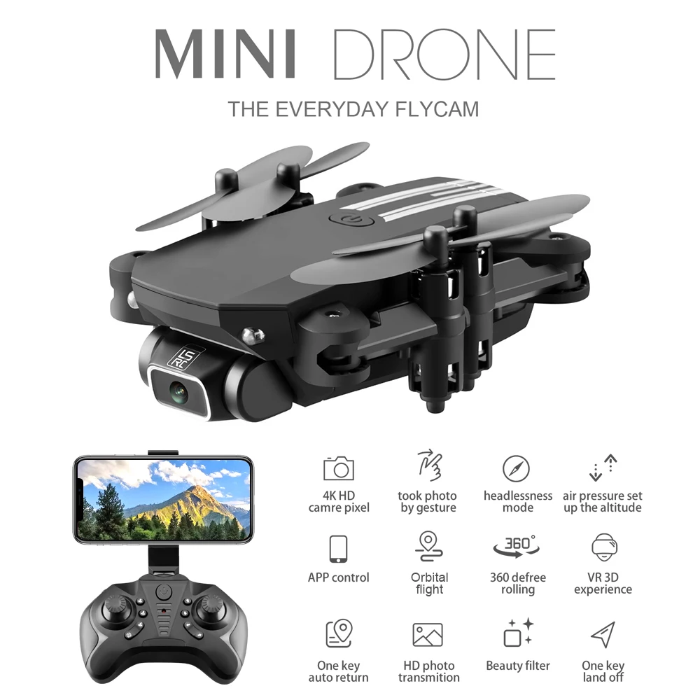 hot sell Mini drone LS-Min High definition foldable UAV aerial photography with 4K pixel remote control drone toys manufacture