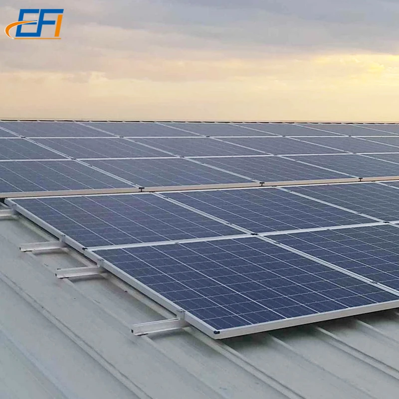 防水太阳能瓦屋顶安装梯形屋顶架