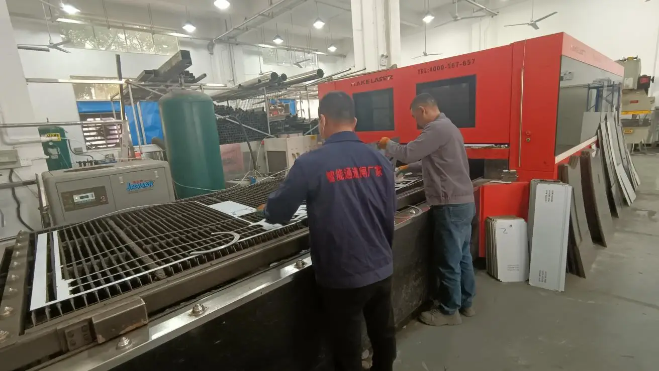 Fingerprint Access Control Tripod Turnstile Rotating Bar Tripod Gate