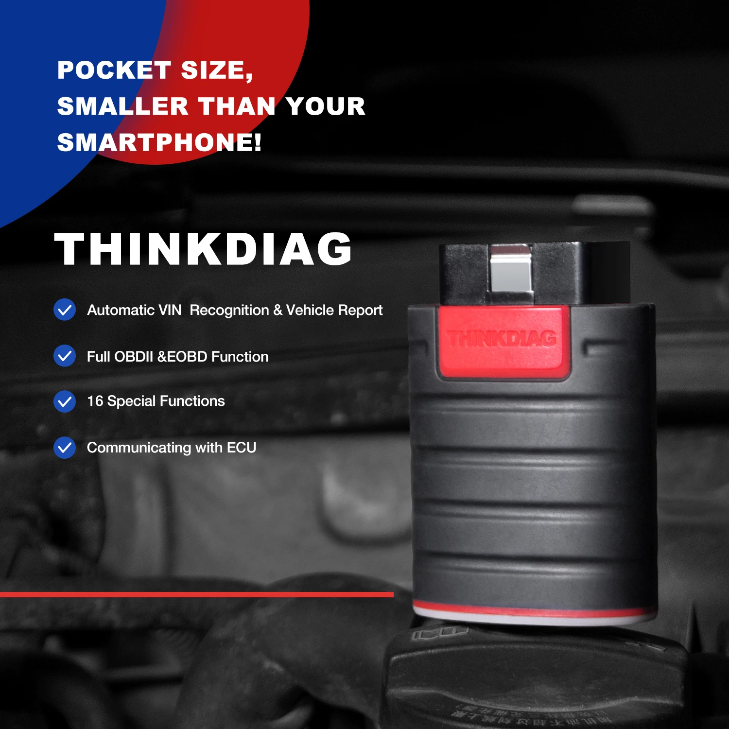 Thinkdiag Box Thinkdiag 4.0 Scanner - Universal Diagnostic Tool with 16 Reset Functions