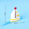 Yellow sailing boat