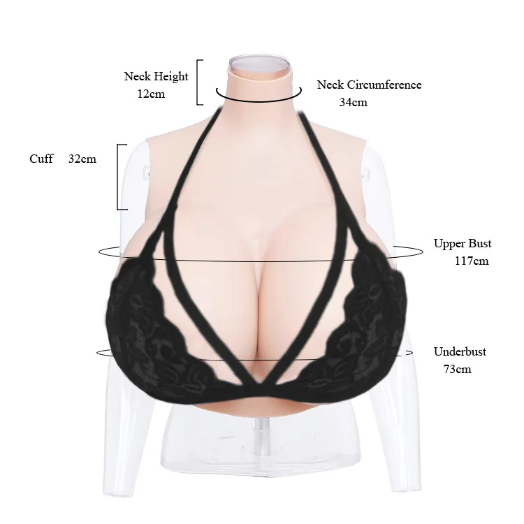 Formes De Poitrine / Faux Seins En Silicone - Taille S (75S) - Beige - NEUF Avec étiquettes