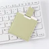 Matcha verde - espejo 60*60mm funda de cuero 68*65mm