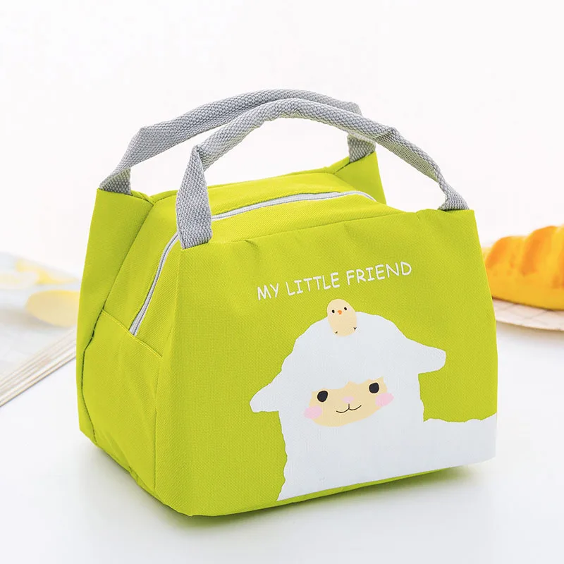 1pc 3d Cartoon Lunch Box Bag For Kids, Cute Thermal Insulated