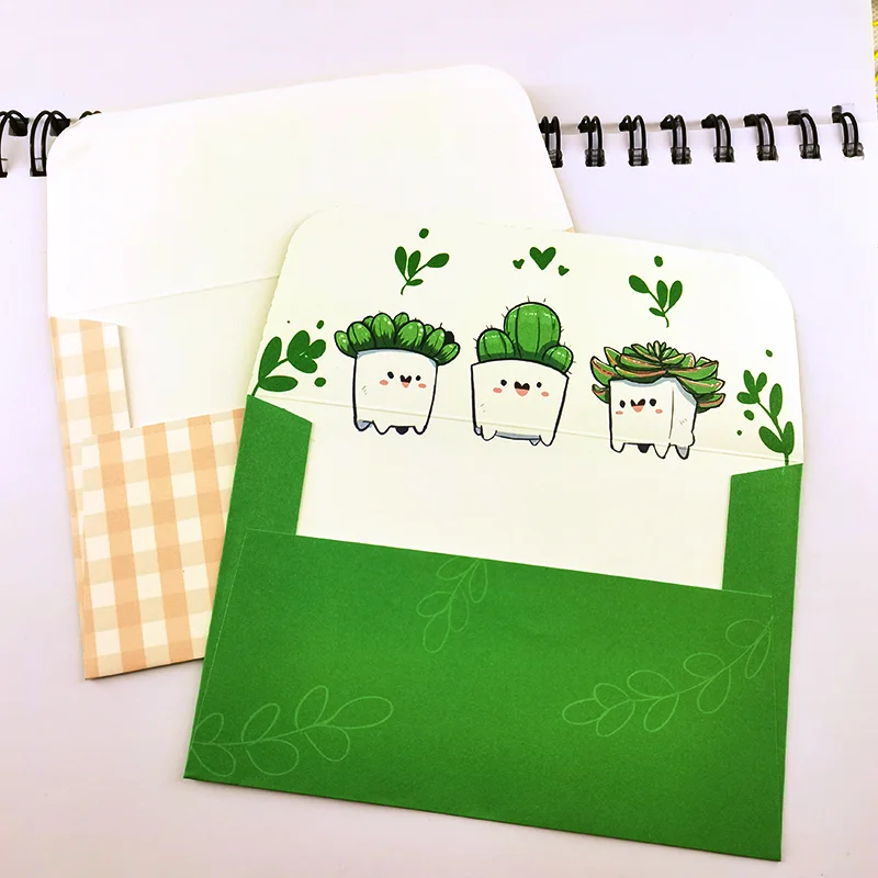 Бумажный конверт с принтом для подарочных свадебных приглашений на