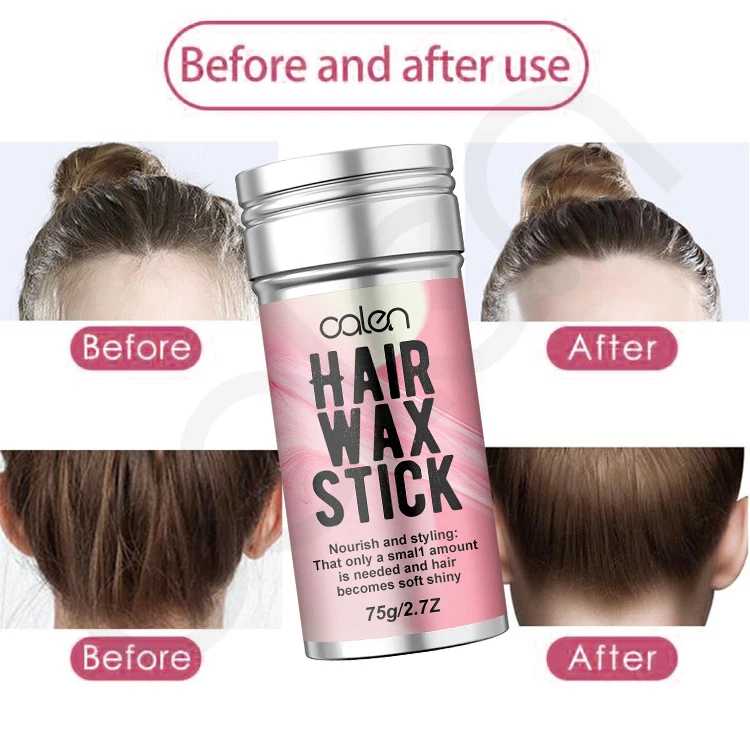 Private Label Hot Shaping Product Hair Strong Hold No Flaking And Residue Styling Hair Wax Stick