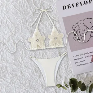 Factory Custom Mini Bikinis Leopard Print Transparent Bikini Sexy Xx Bikini