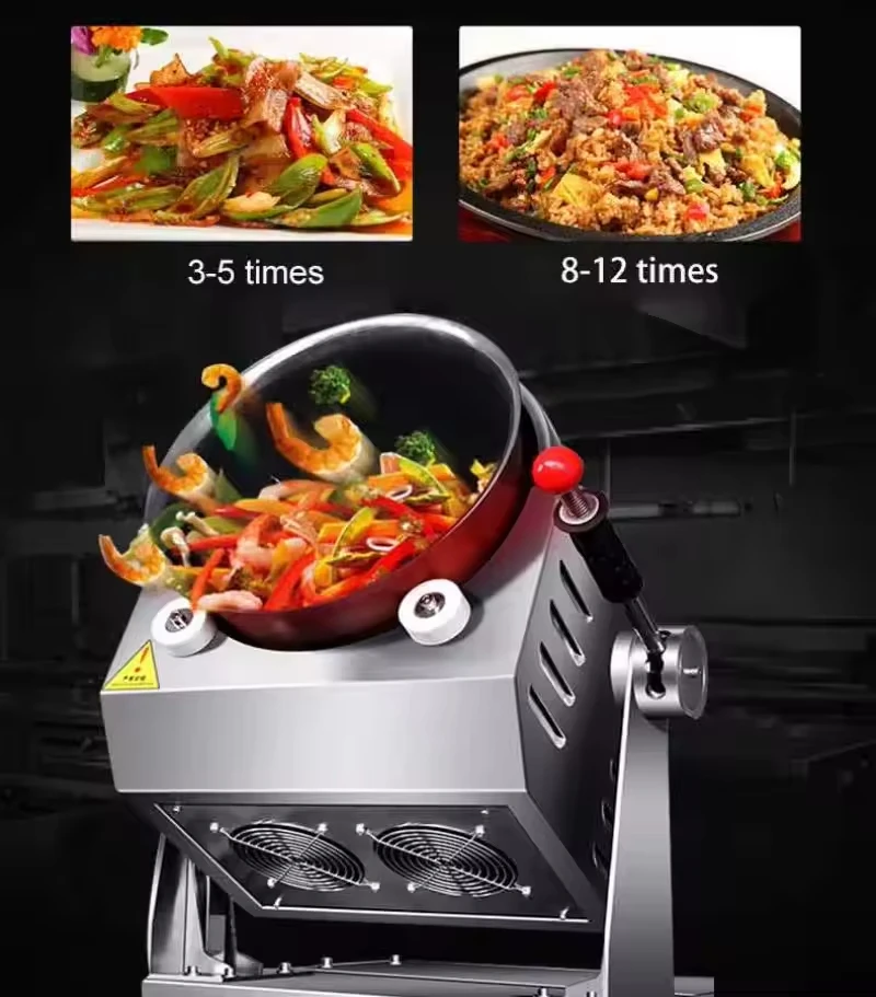 Robot Cooking Noodle Robot Fried Rice Cook Multiple Function Fully ...