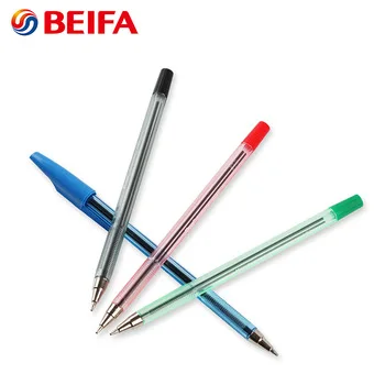 Beifaボールペン0.7mm 1.0mm 4色ブラックブルーレッドグリーン