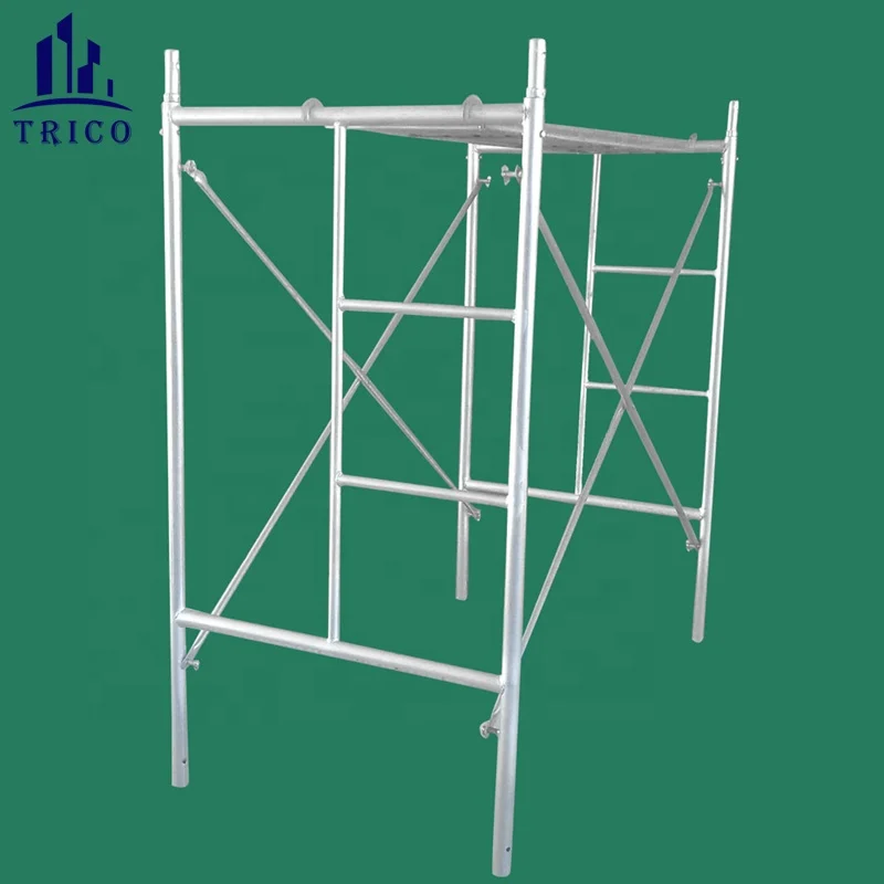 Hebei TRICO Galvanizing Scaffolding Frame Ladder Scaffolding Frame For Building Construction